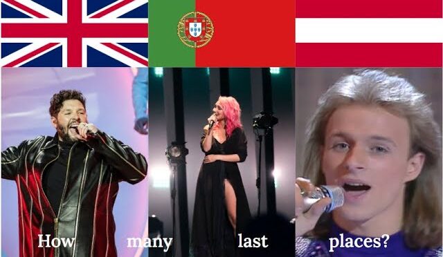 HOW MANY LAST PLACES HAS EACH EUROVISION COUNTRY