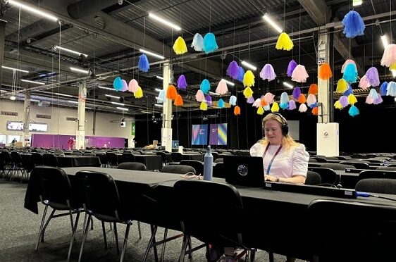 THE EUROVISION PRESS CENTER IN MALMO SWEDEN WILL OPEN TOMORROW