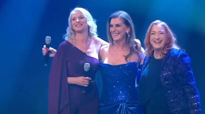 Niamh Kavanagh, Eimear Quinn & Linda Martin teamed up for ‘Tattoo’