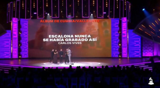 Latin Grammy Awards success for Carlos Vives and Javier Garza for Best Tropical Latin Album