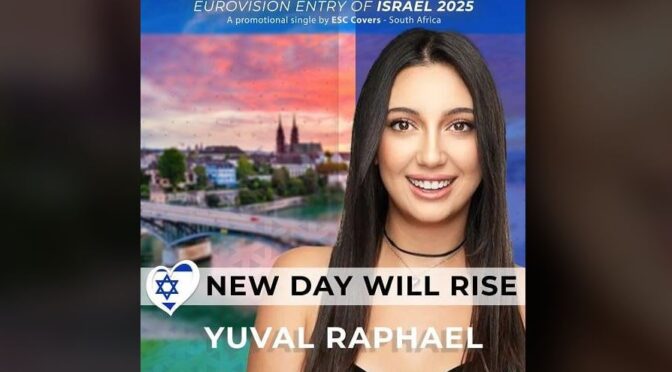 Yuval Raphael will sing ‘New Day Will Rise’ for Israel at the 2025 Eurovision Song Contest